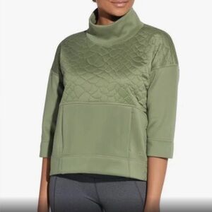 Calia Green 3/4 Sleeve Pullover Size Medium
